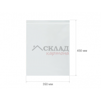 Пакет зиплок 350*450мм (упак. 100 шт.) 60 мкр с бегунком матовые Пакет зиплок 350*450мм (упак. 100 шт.) 60 мкр с бегунком матовые