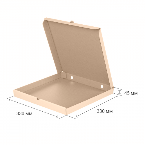 Размер коробки из-под пиццы